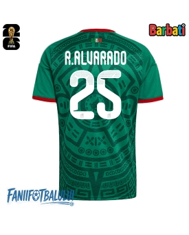 Mexic Roberto Alvarado #25 Tricou Fotbal Replică Mondial 2026 Barbati Acasa